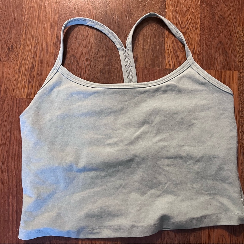 Beyond Yoga Light Blue Top